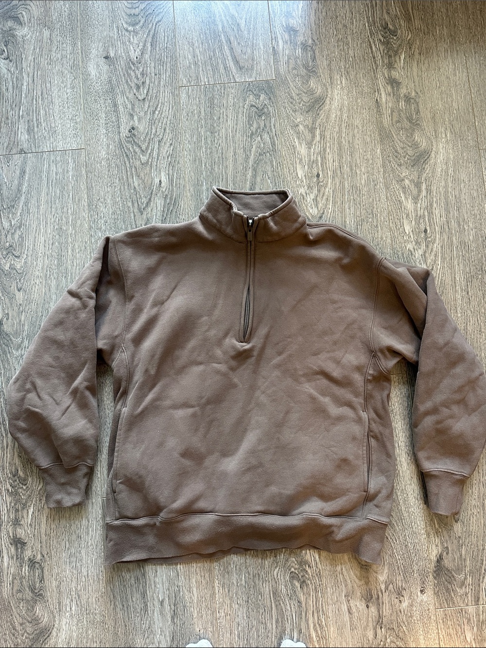 Cozy sweatfleece boyfriend 1/2 zip